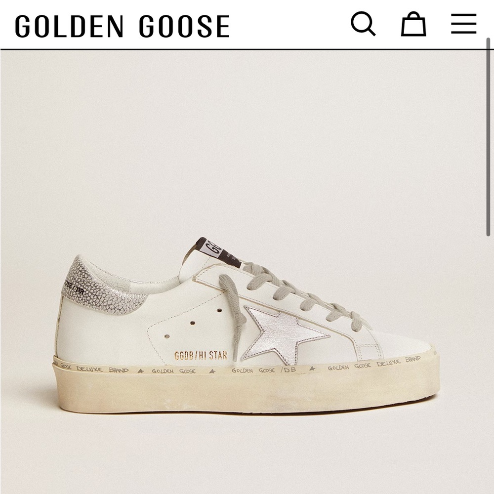 Golden goose hi-star size 38